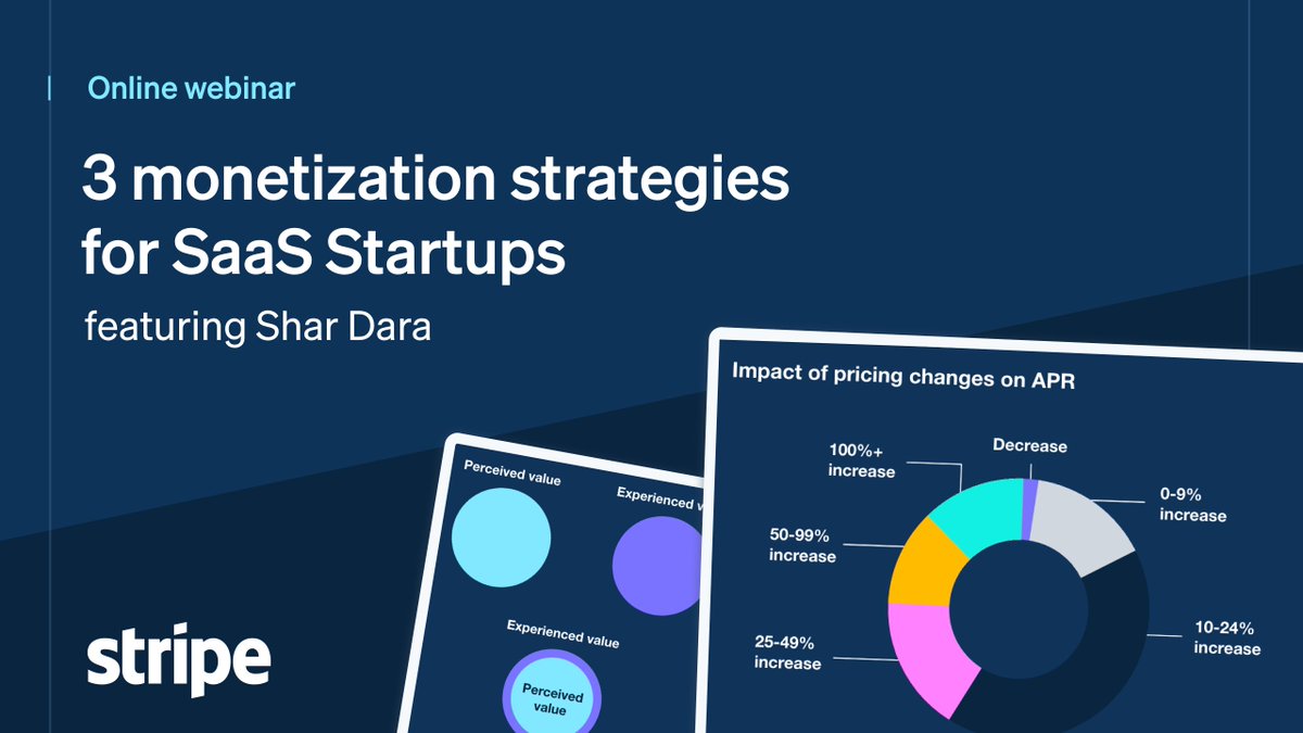 Join us on August 17 to hear from <a href="/shardara/"></a>, Stripe Billing PM and founder of <a href="/getbillflow/">Billflow</a>. Learn how to build a monetization strategy that scales with your startup's growth and accelerates recurring revenue: stripe.events/3monetizations….