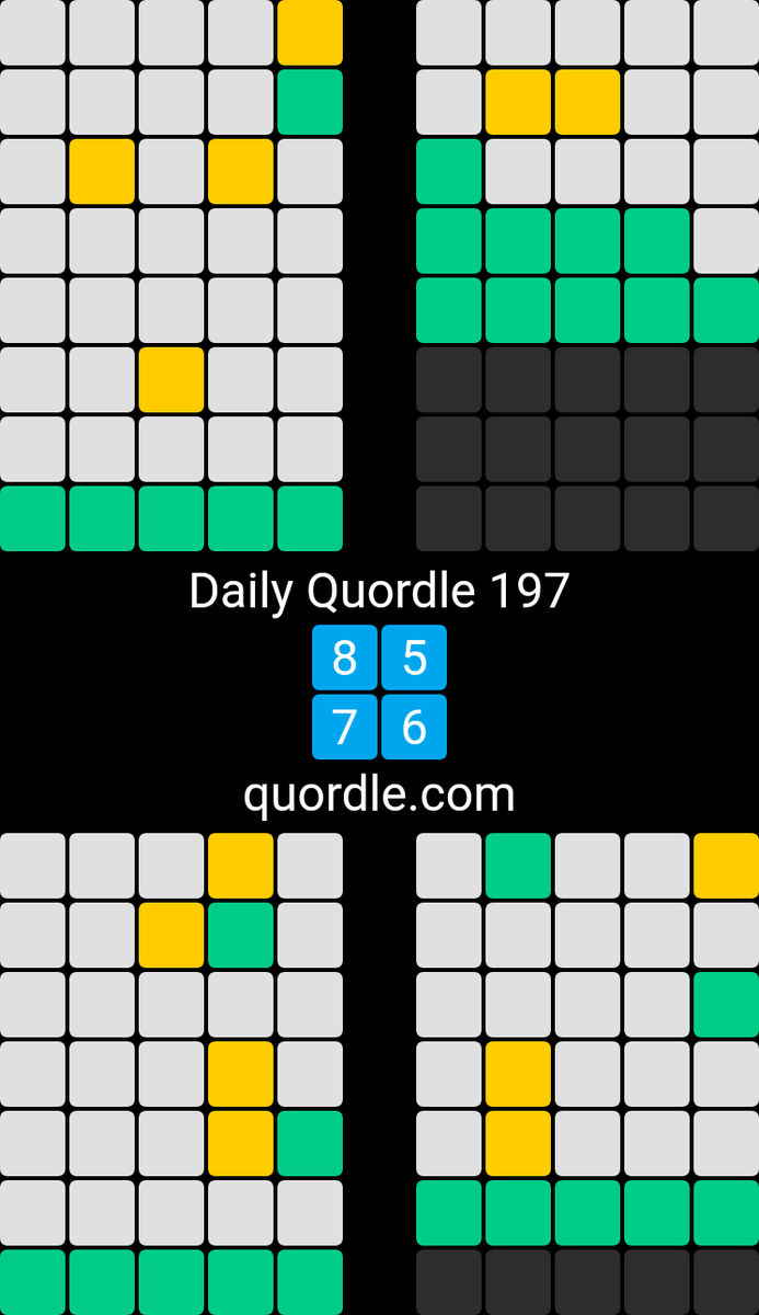 Daily Quordle 197 Photo,Daily Quordle 197 Photo by 礼,礼 on twitter tweets Daily Quordle 197 Photo