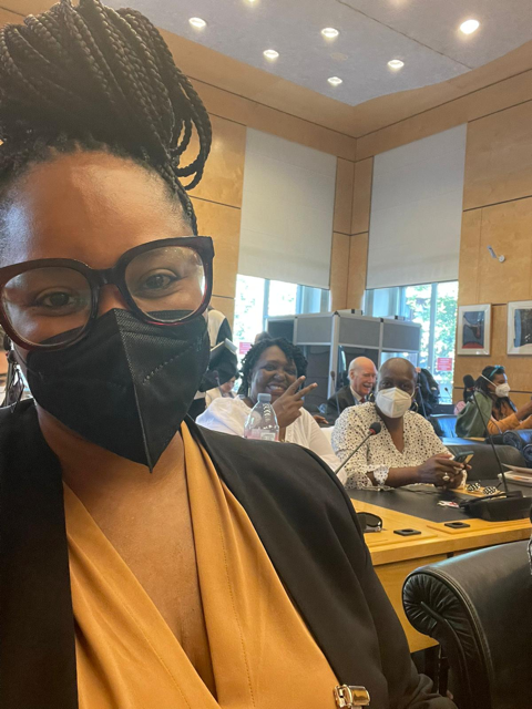 ChildrensRights's tweet photo. Excited to be in #Geneva before the @UNTreatyBodies this week to #StandUp4HumanRights for children &amp; families. Proud to stand alongside our partners to demand the US be held accountable &amp; implement measures to uphold its #RacialJustice obligations. #USCERDReview https://t.co/psBqMunyAc
