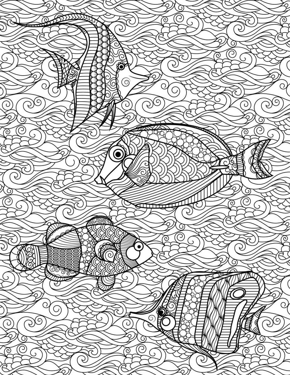 NickyBychkova's tweet photo. Tropical fishes from African Animals Coloring Book. Comission work.
#fish #tropicalfish #fishcoloring #underwatercoloring #seacoloring #oceancoloring #adultcoloring #bohemian #coloringbook #coloringornaments #doodle #hippie #oriental #ornament #zentangle https://t.co/wHaf5dQpSe