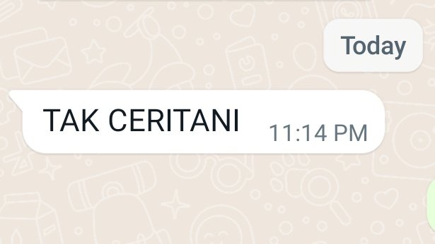 AWAL DARI SEBUAH GHIBAH YANG PANJANG