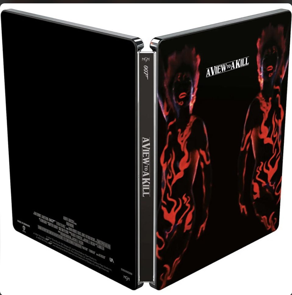 dawnofthediscs's tweet photo. A View to a Kill (1985) (Zavvi Exclusive) (Blu-ray Steelbook)
Street Date: 10/3
Pre-order live: Tuesday 8/9, 9am for RC subs, General sale: 12pm Midday)
#FilmTwitter #007films #Steelbook #JamesBond #Bluray #Zavvi #AViewToKill #Spy https://t.co/TZe5vmWTKn