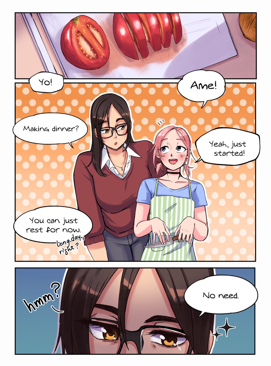 AkiosketchB's tweet photo. [Comic] Ame is hungry

#comic #oc #HeartWorker https://t.co/dYsISi9oHK