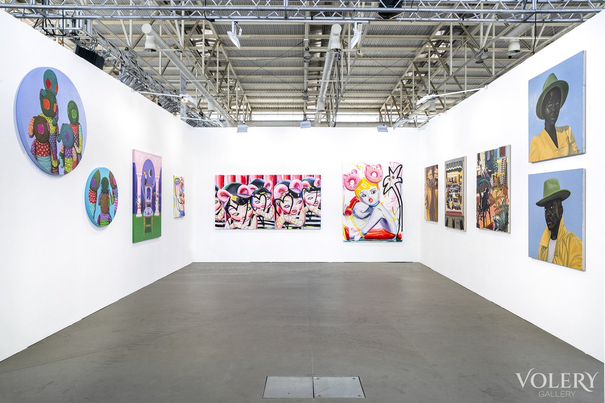 VoleryGallery's tweet photo. Our booth for CAN Art Fair Ibiza with @adisuanjaya @abarrigaoliva #msdyu #brittyem #francofasoli #tosinkalejaye #suanjayakencut https://t.co/UfKHXaS1Gx https://t.co/g7WzxKX3q2
