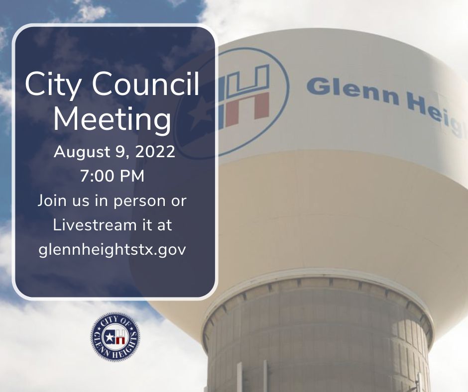A Special Called City Council Meeting for the Formal Presentation of the Proposed Fiscal Year 2022-2023 Budget will be held on August 9, 2022, at 7:00 P.M.