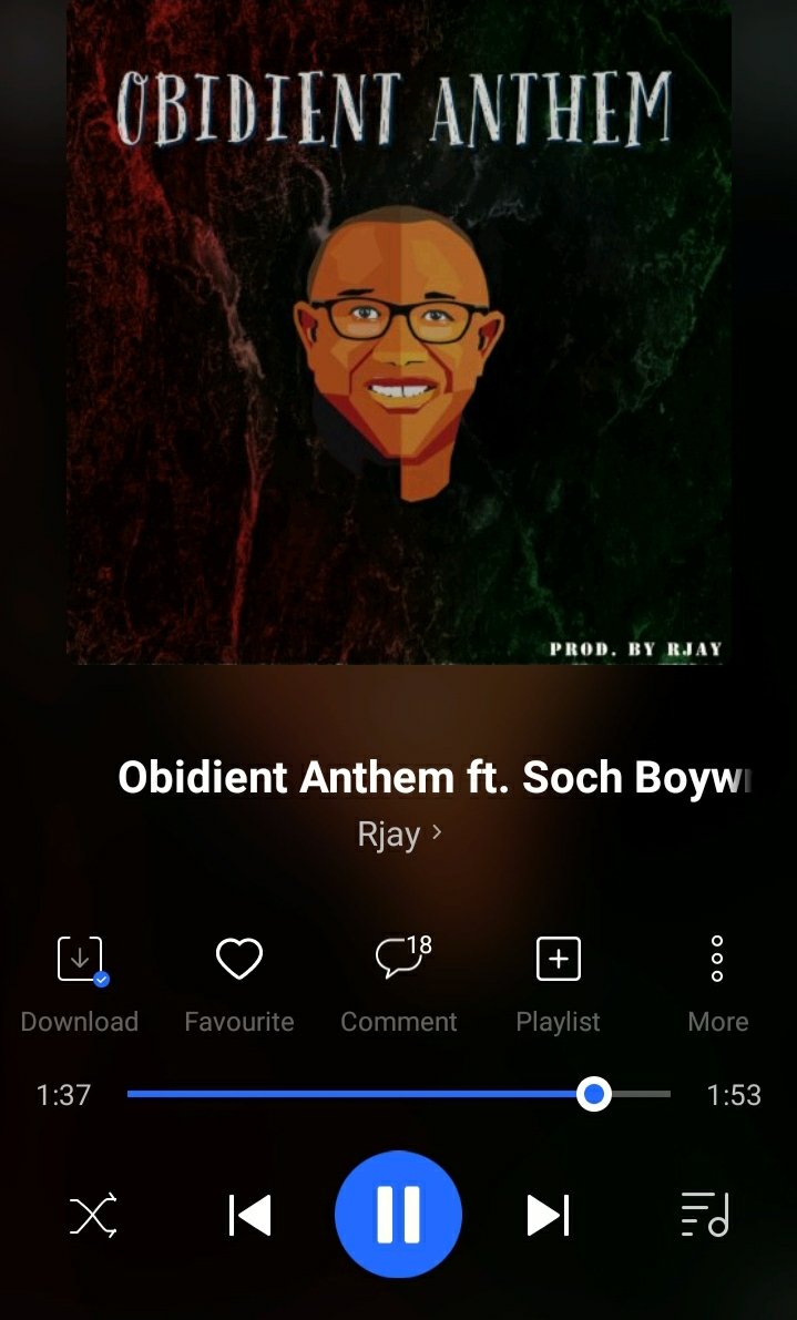 thebriefcasee's tweet photo. Jamming this great song right now on my Oriamo speaker and walked into the compound on my dad, he just looked at me smiled and said
"Very stubborn generation, May God give you children the strength to make it right this time, God bless you all" I said thank you sir 
Obidient ✅ https://t.co/HMhzZF07SV