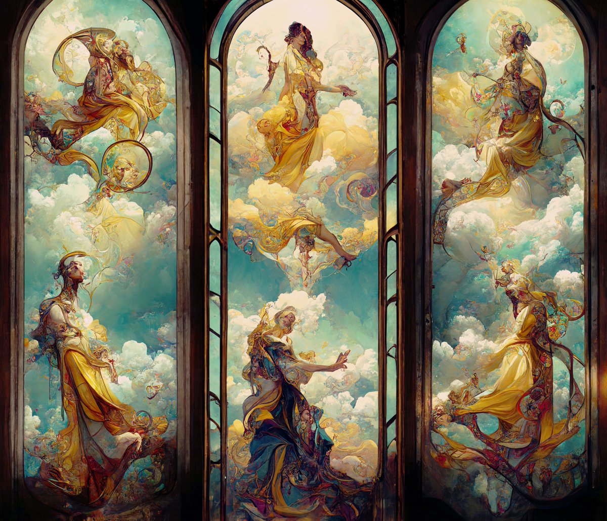 GM 🌤️

'The Eternals' has been minted on <a href="/foundation/">Foundation 🌐</a>.

This will be the last piece of my triptych series before I start a new collection in a slightly different style :D 

The love I've been getting from the community as a creator has been amazing ❤️‍🔥 tysm for the support 🙏