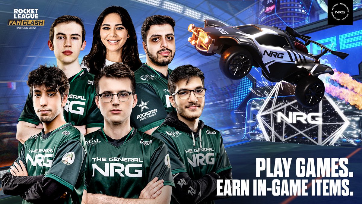 NRG (@nrggg) on Twitter photo Help the #NRGFam win another 🏆
From now until August 14th choose NRG as your team for the Rocket League Fan Clash and support <a href="/GarrettG/">GarrettG</a>, <a href="/Its_JSTN/">ggm1 justin.</a>, <a href="/SquishyMuffinz/">C9 Squishy</a>, <a href="/Sizz/">Sizz</a>, <a href="/amustycow/">musty 🐮</a> & <a href="/chellchee/">NRG chell</a> while earning in-game items!
🔗: fanclash.rocketleague.com Help the #NRGFam win another 🏆
From now until August 14th choose NRG as your team for the Rocket League Fan Clash and support <a href="/GarrettG/">GarrettG</a>, <a href="/Its_JSTN/">ggm1 justin.</a>, <a href="/SquishyMuffinz/">C9 Squishy</a>, <a href="/Sizz/">Sizz</a>, <a href="/amustycow/">musty 🐮</a> & <a href="/chellchee/">NRG chell</a> while earning in-game items!
🔗: fanclash.rocketleague.com