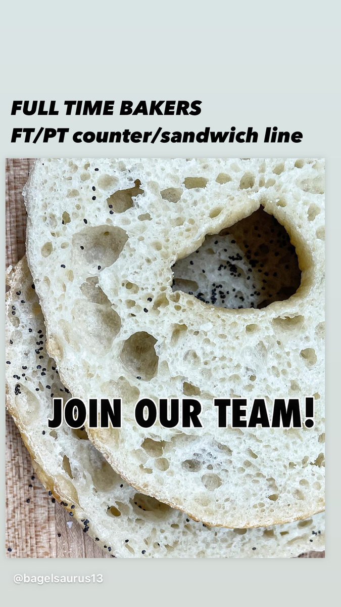 Learn to mix, shape, boil and bake these crisp-chewy-sourdoughy-mustard butter-soak uppable bagels. Apply via our website or shoot an email!