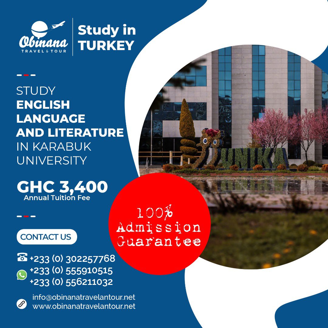 ObinanaT's tweet photo. Visit our office At Nima Roundabout adjacent GRA...and let's Assist You Gain Admissions.
Including ; English Language and Literature 
Computer Engineering 
International relations 
Mechanical Engineering 
Contact Us for +233 (0) 302257768
+233 (0) 555910515 
+233 (0) 556211032 https://t.co/ioilIw0PFE
