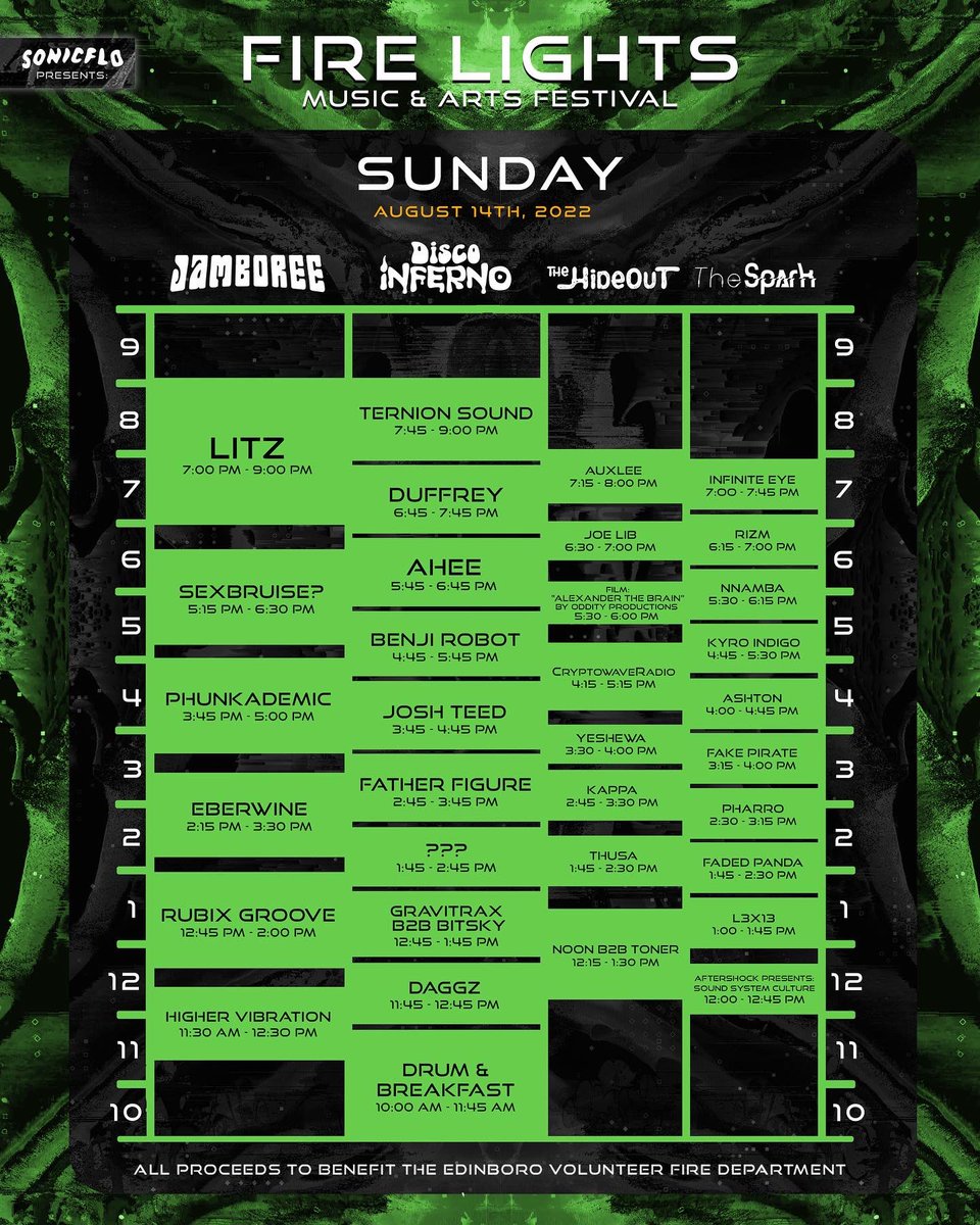 Set times are out! ❤️‍🔥❤️‍🔥❤️‍🔥