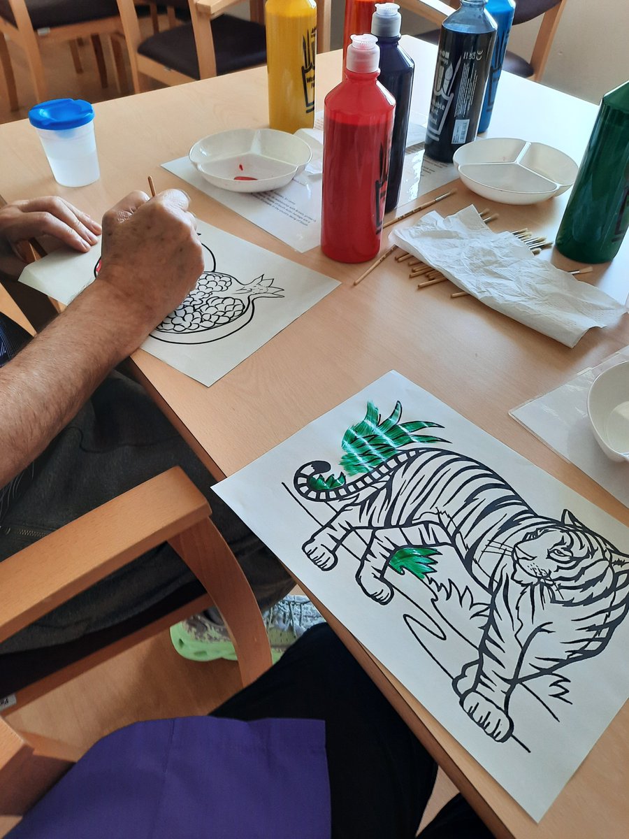 LPT MHSOP THERAPY (@lptmhsop) on Twitter photo South asian month on Gwendolen ward,Evington centre- Some patients had never tried mango juice and it went down a treat, had a painting group, group discussion around holidays in asian countries and had some very helpful patients stick up a display 🥭🏝🕌🛺☀️ <a href="/LPTnhs/">Leicestershire Partnership NHS Trust</a> South asian month on Gwendolen ward,Evington centre- Some patients had never tried mango juice and it went down a treat, had a painting group, group discussion around holidays in asian countries and had some very helpful patients stick up a display 🥭🏝🕌🛺☀️ <a href="/LPTnhs/">Leicestershire Partnership NHS Trust</a>