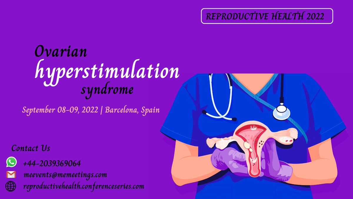 Fertility_Meet's tweet photo. #Ovarian #hyperstimulation #syndrome is an exaggerated response to excess #hormones 
Whatsapp +44-2039369064

#periodpoverty #reproductivehealth #PregnantWife #PregnantWoman #MaternalHealth #MaternalMorbidity #registernow #earlybirdoffer 
#speaker #delegate #exhibitor https://t.co/qTYBiHECMS