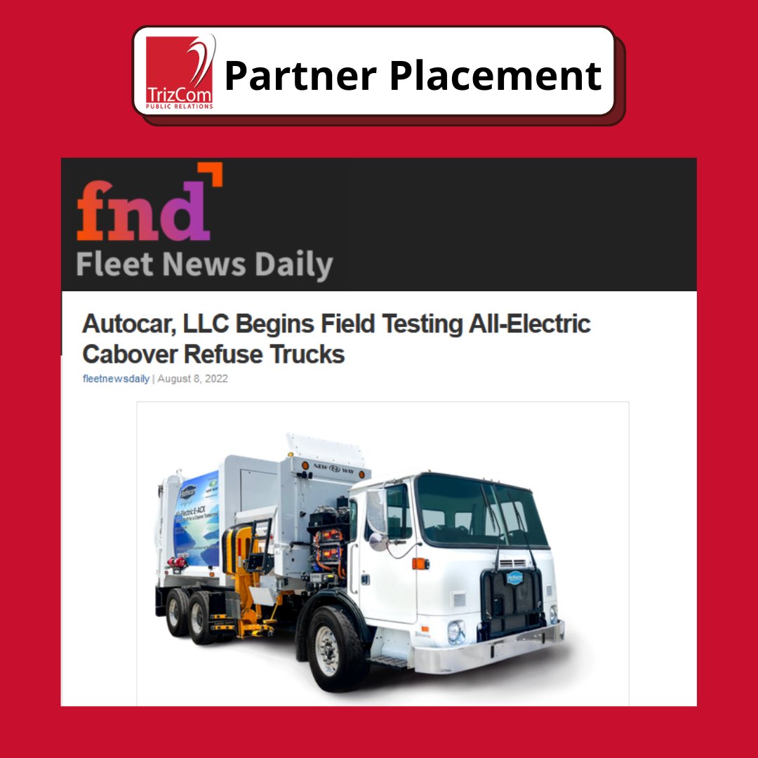 TrizComPR's tweet image. Introducing the E-ACX. We are so excited for the news our partner, @AutocarTruck, shared last week about the testing of its first all-electric refuse truck alpha units

Read more about the E-ACX refuse trucks in @FleetNewsDaily - ow.ly/CyJt50Kf475

#DallasPR #DallasPRAgency