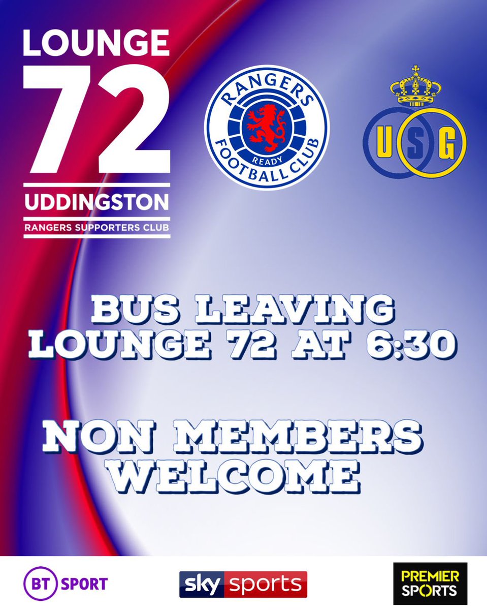 Bus leaves <a href="/lounge_72/">Lounge 72 Uddingston</a> at 18:30 with a pick up in Bellshill at 18:15. 

Memberships will also be available to purchase and remember under 10’s go free! 

For more information please contact the page via direct message 🔴⚪️🔵

Rw