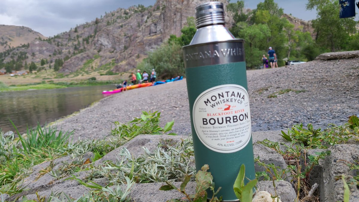 TonyBynum's tweet photo. Had a great trip down the river! Thanks @MTWhiskeyCo #noglass #montana #Bourbon https://t.co/idjw3lEWoD