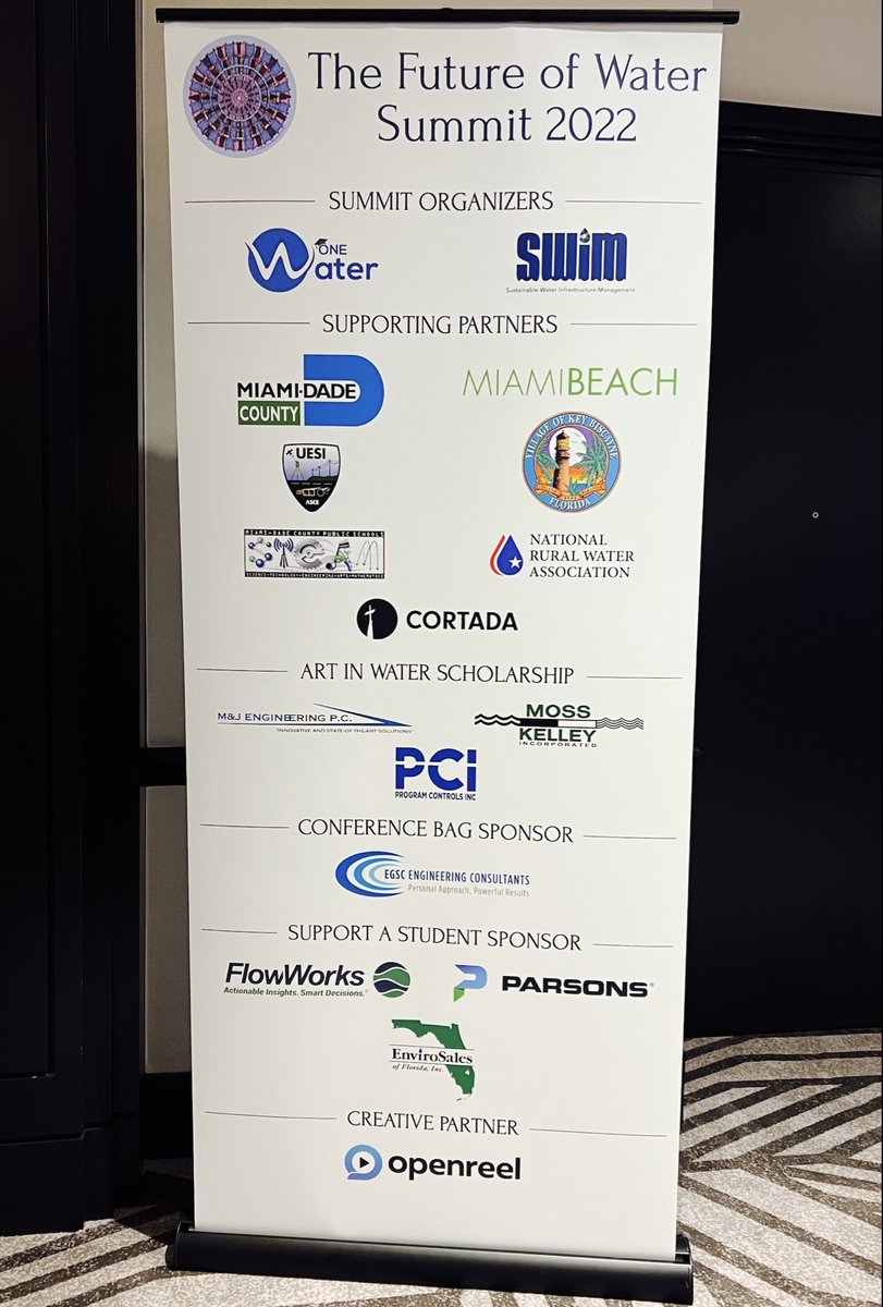 Carl_BDaaS's tweet image. Our #FlowWorks team is a proud sponsor of this week's  #FutureofWater22 Summit. If you're there and interested in how #predictiveanalytics and #machinelearning can help your #digitalwater mission, say hi to @kevinmarsh, VP of FlowWorks.