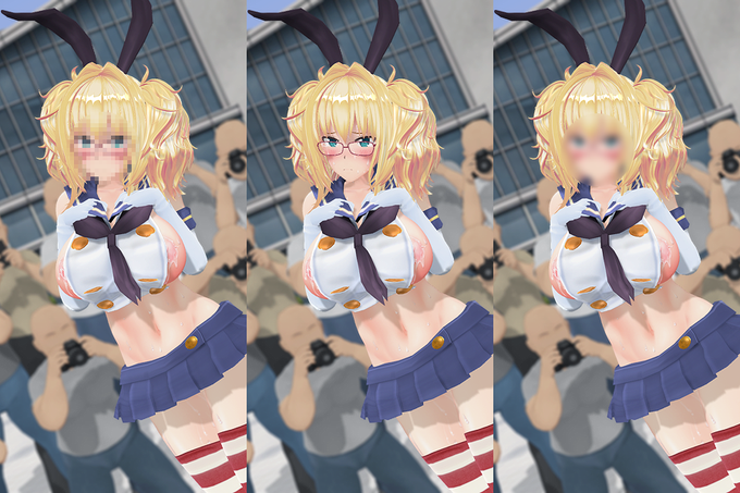 モザイク表現の実験 