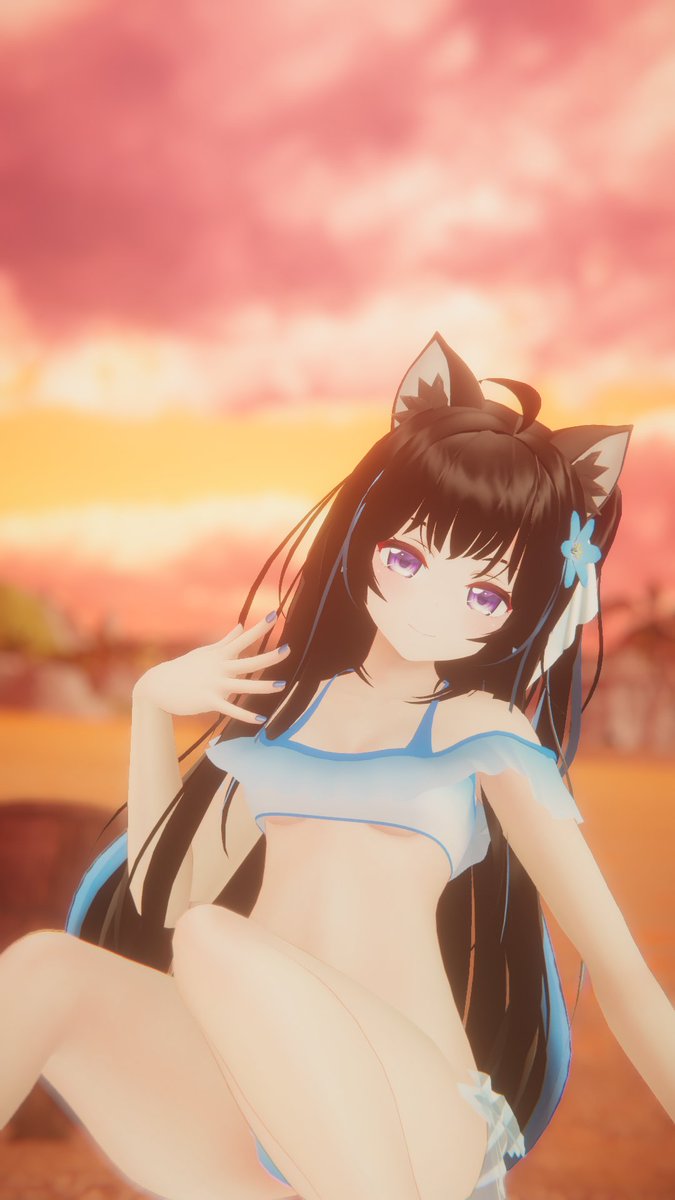tani_ka_atgame's tweet photo. #VRChat #SKYMY #EMISTIA
一週間ほどVRChatを離れるので、最近の夏らしい自撮りを供養しておきます https://t.co/sF59z7gfQm