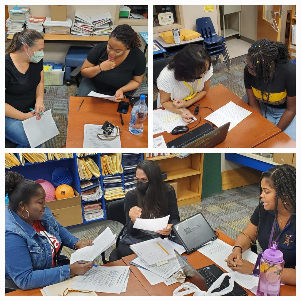 HiawasseeE's tweet photo. Teachers in grades 2-5 engaged in narrative writing PDs to prepare for first quarter instruction. They followed the steps of planning, drafting, and peer conferencing. https://t.co/lLPEbwiiy6