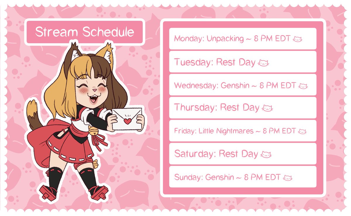 MissMachiko's tweet photo. 🌸Schedule!🌸
Hi everyone!🥰 Here's the stream schedule for this week! #Vtuber #VTuberUprising #Streamschedule https://t.co/jR6YTWadJt