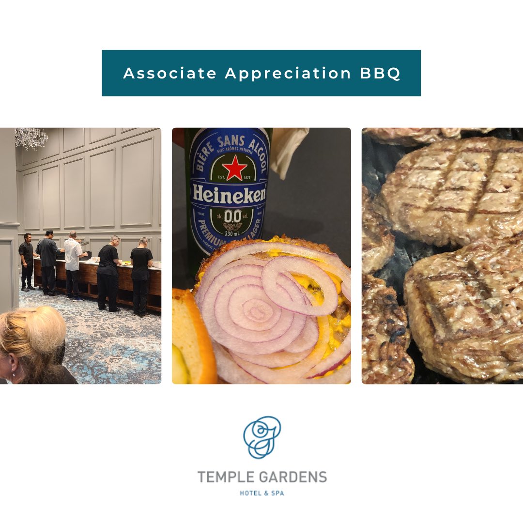We recently had our annual Associate Appreciation BBQ. It was a wonderful way to thank our amazing staff for all their hard work! ❤️#staffappreciation #teamtemplegardens #staffbbq