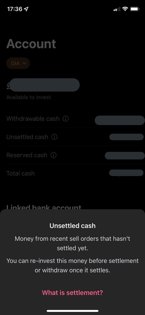 pthm_'s tweet photo. @freetrade the “What is settlement” link from your little info dialog on the account screen leads to a deleted page, that page also throws an error when attempting to search. https://t.co/AbGSOTnJOA