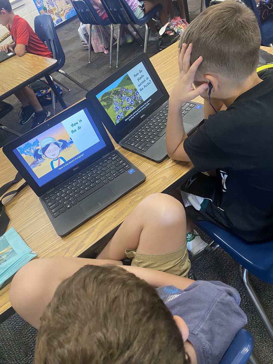 Can a polar bear live in a desert? Using @AnnieAndMoby today for our Science lesson. Learning about different environments/habitats and how plants & animals adapt to where they live. @EV3rdGrade @me_chesnut @kj_earl @wildaboutev