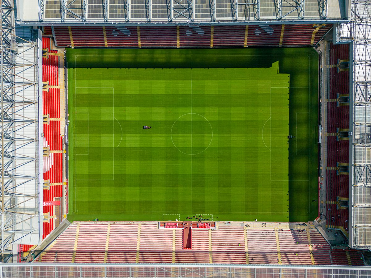 Anfield from 𝙖𝙗𝙤𝙫𝙚 😍