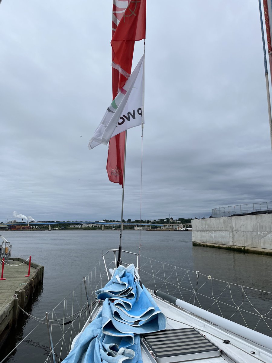 DonnaReardonSJ's tweet photo. Aug 8…Maiden has the power to inspire &amp; empower! Set sail on world tour Nov/18. 18 mos= 22K maritime miles, 22 ports/13 countries, engaged with thousands of girls educational programs around the world &amp; worked with 6 charities..pandemic hiatus. Now ⁦in ⁦@cityofsaintjohn⁩ https://t.co/ww09tWv61h