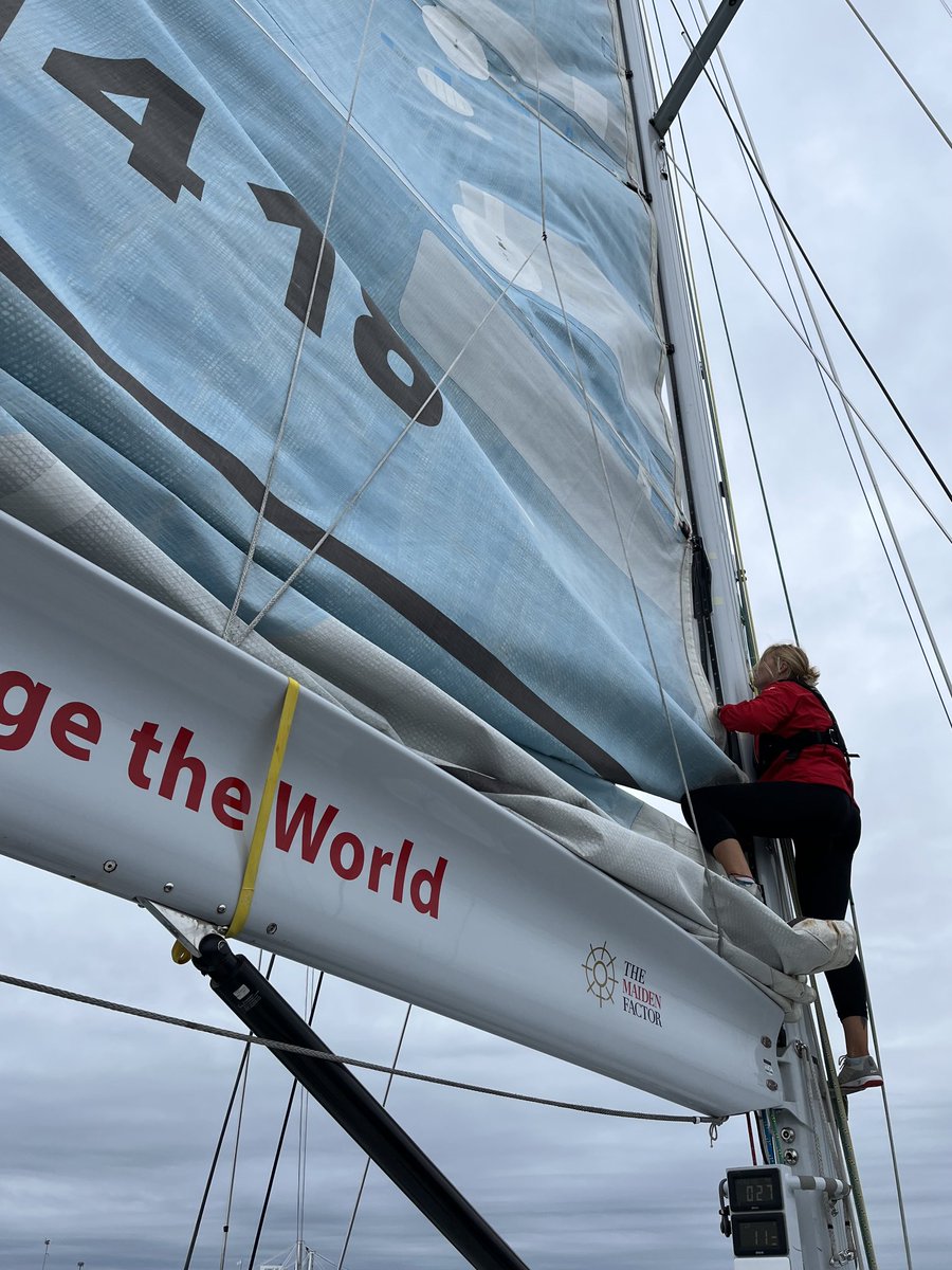 DonnaReardonSJ's tweet photo. Aug 8…Maiden has the power to inspire &amp; empower! Set sail on world tour Nov/18. 18 mos= 22K maritime miles, 22 ports/13 countries, engaged with thousands of girls educational programs around the world &amp; worked with 6 charities..pandemic hiatus. Now ⁦in ⁦@cityofsaintjohn⁩ https://t.co/ww09tWv61h