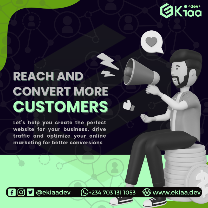 EKIAAdev's tweet photo. Reach your ideal customers with proven digital solutions handled by teams of Experts