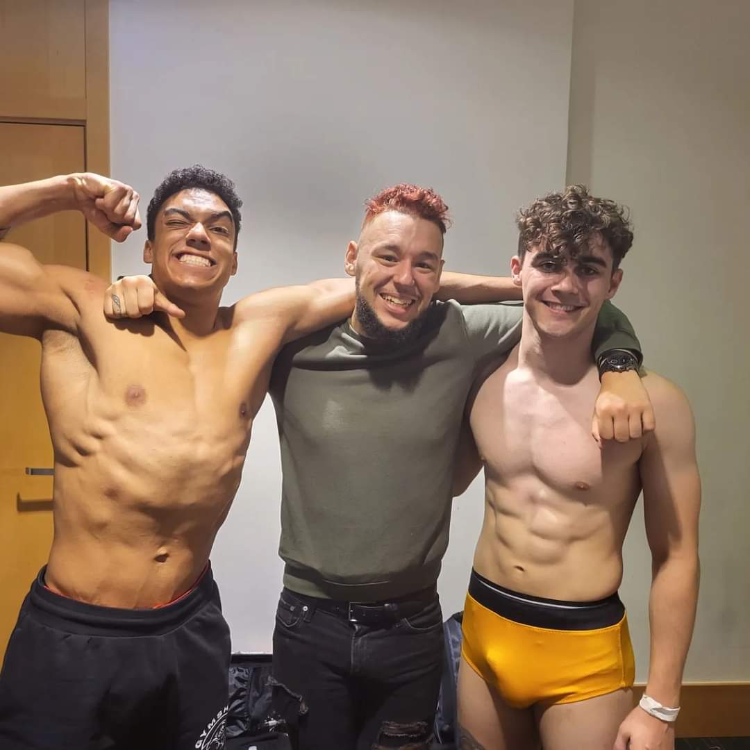 Jay__OTT's tweet photo. Huge congratulations to the lads making their @OTT_wrestling debut at Comic Con! Hard work pays off and the lads smashed it, couldn't be prouder! @AndreaSemchuk @kingnoony #BittersweetJosh https://t.co/dpZUGx9SN4