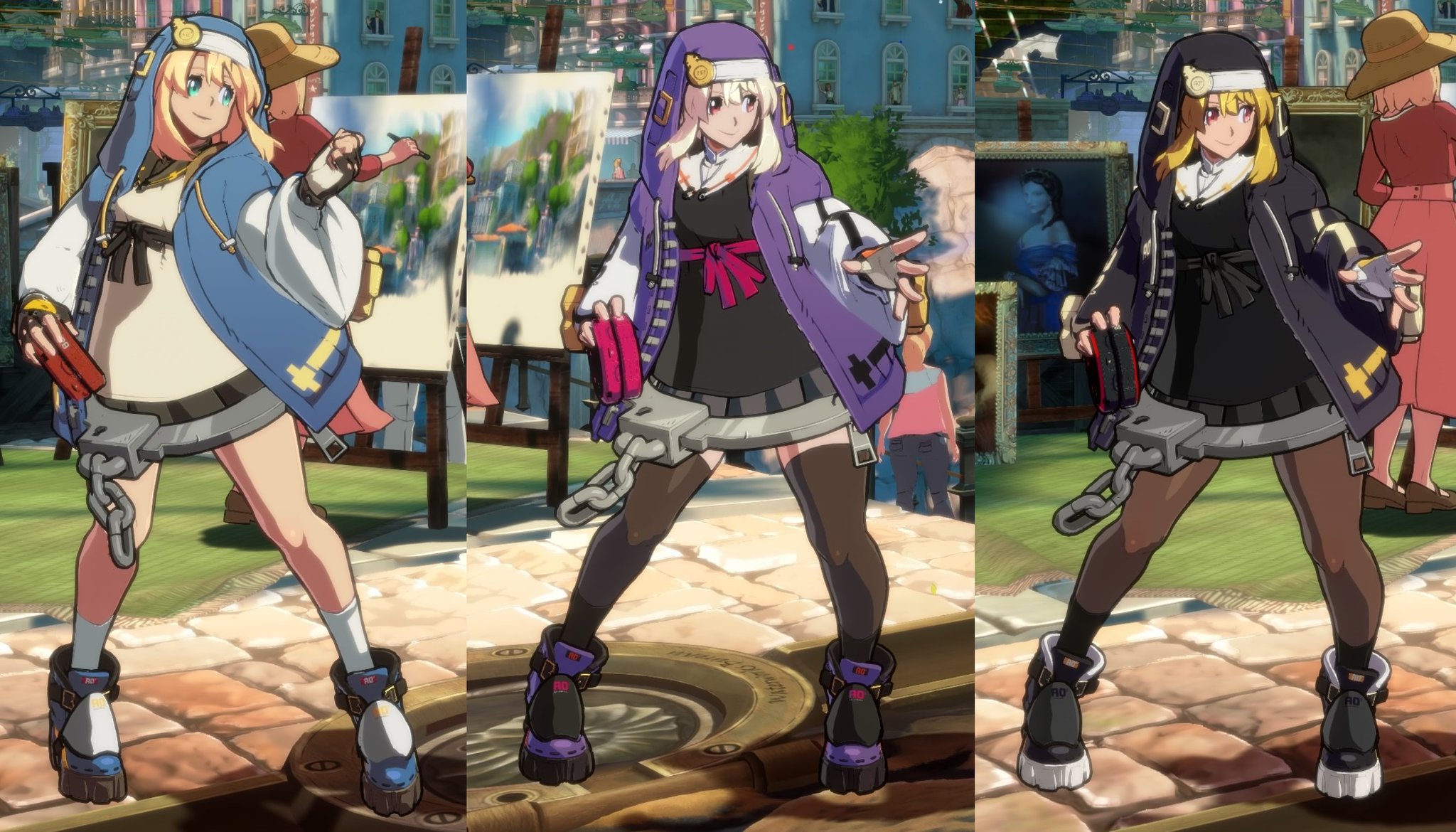 ギルティギア ブリジット ルームウェア アナザーカラー 紫 ギルティギアブリジットルームウェアパーカーポップアップストア