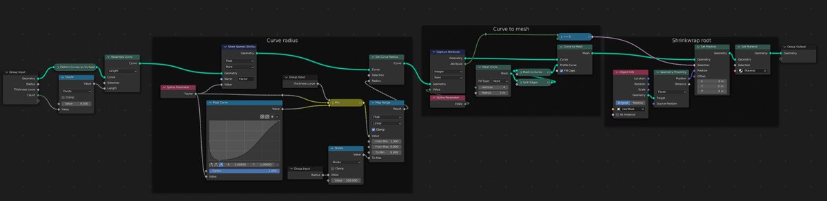 carls3d's tweet photo. Geometry nodes setup~ https://t.co/g2GI60wkFc