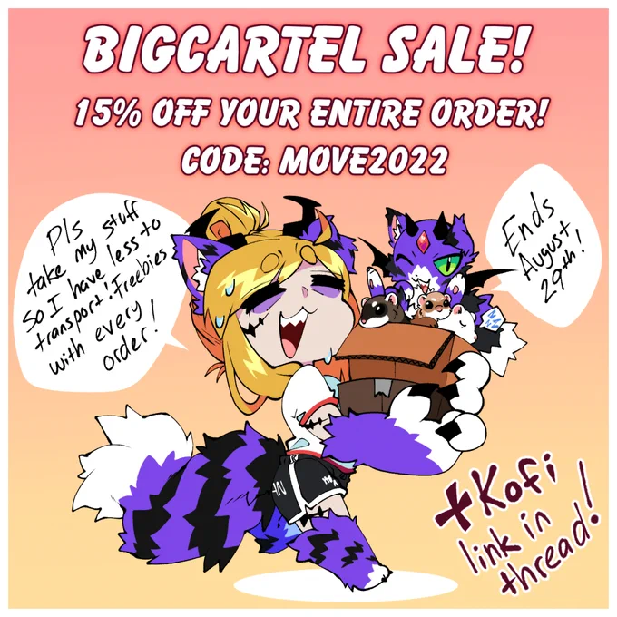 HEY, I'M MOVING! SO I'M HAVING A SALE ON MY BIGCARTEL!  I'd love to have less to bring, &amp; I need to buy things like furniture (expensive)! Pls check it out, links bellow! &amp; RT's appreciated 