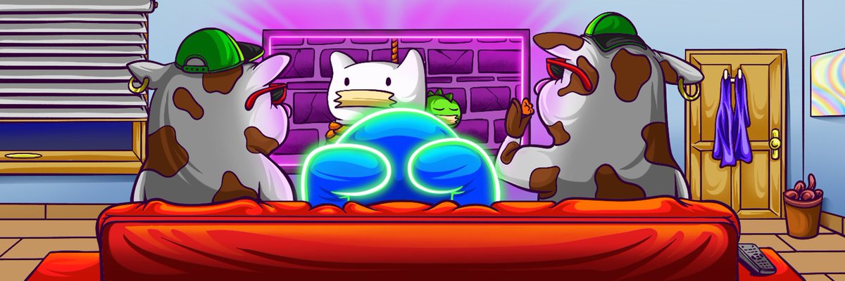 Profits come and go, 
FP criminally low, 
Feet up, snacks out
Just waiting for the CMU show.

<a href="/CoolmanUniverse/">Coolman's Universe</a> is not only building, but creating. Glad to still be part of the journey - can’t wait to watch the show 🐮

Custom banner by <a href="/artistiggo/">Artistiggo Studio</a>