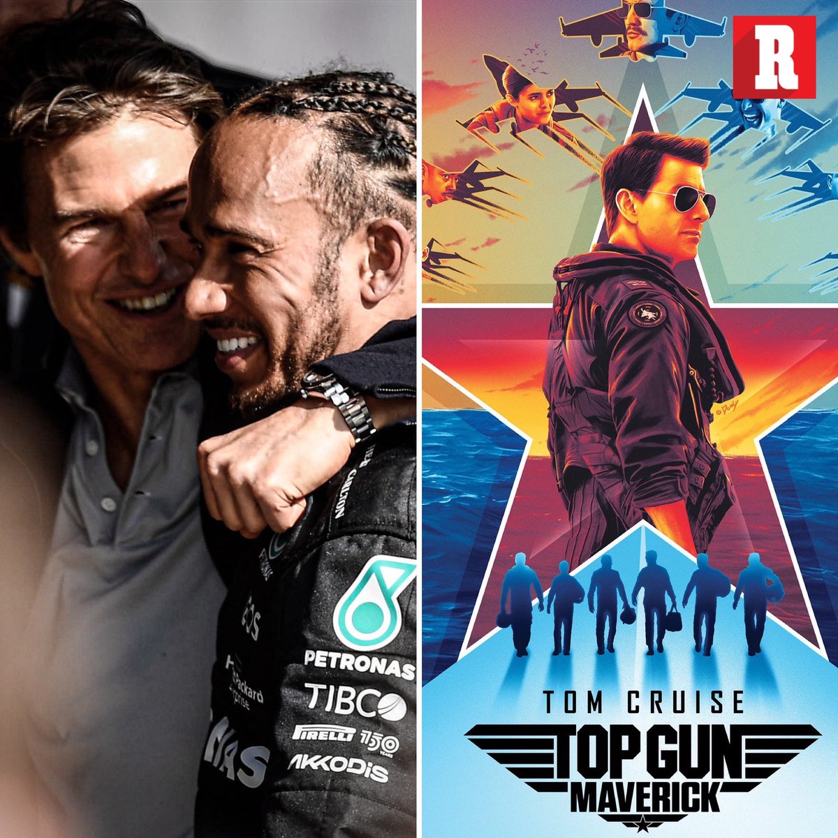 PUDO ESTAR😱

En una entrevista con Vanity Fair, Lewis Hamilton habló de su amistad con Tom Cruise a quien le pidió aparecer en Top Gun: Maverick “de lo que sea”.

Hamilton saldría como piloto de combate, pero la filmación se atravesaba con el calendario de F1 y tuvo que dejarlo.