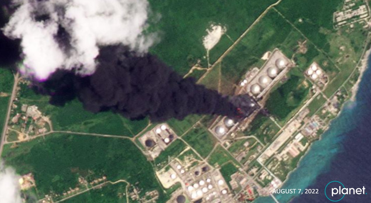 Wim Zwijnenburg on Twitter "Another explosion at the Matanzas oil