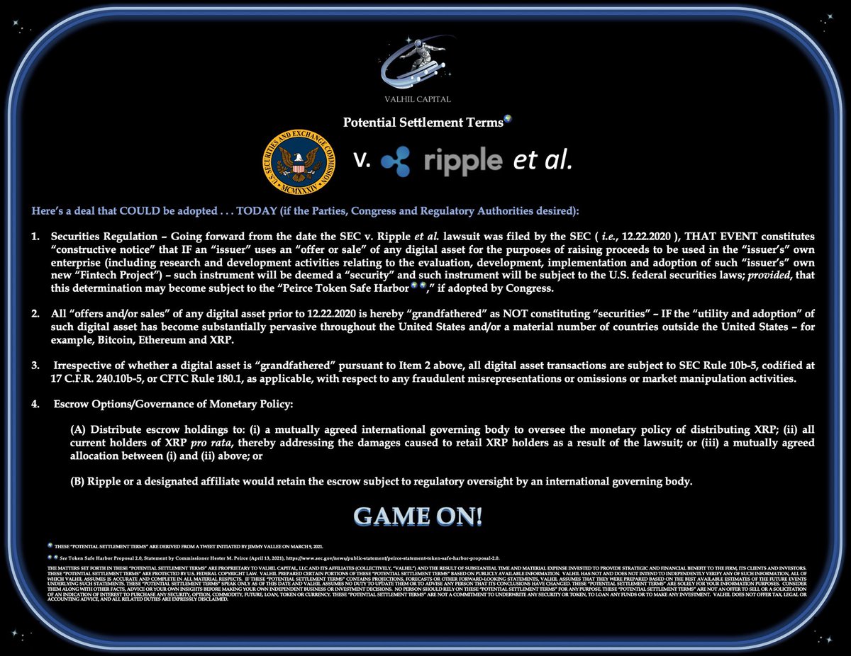 digitalassetbuy⁩ ⁦@DigPerspectives⁩ ⁦@JohnEDeaton1⁩ ⁦@HesterPeirce⁩  ⁦@RuleXRP⁩ ⁦@SECGov⁩ ⁦@Ripple⁩ ⁦@bgarlinghouse⁩ ⁦@JoelKatz⁩ ⁦@jpmorgan⁩  ⁦@USTreasury⁩ ⁦@CFTCpham⁩ #dothedeal