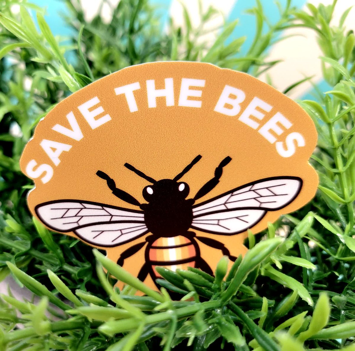 You've gotta appreciate the world we live in. Get your own custom stickers today. Link in bio! #savethebees #bees #beekind #beestickers #stickers #customstickers #faststickers #youstickers