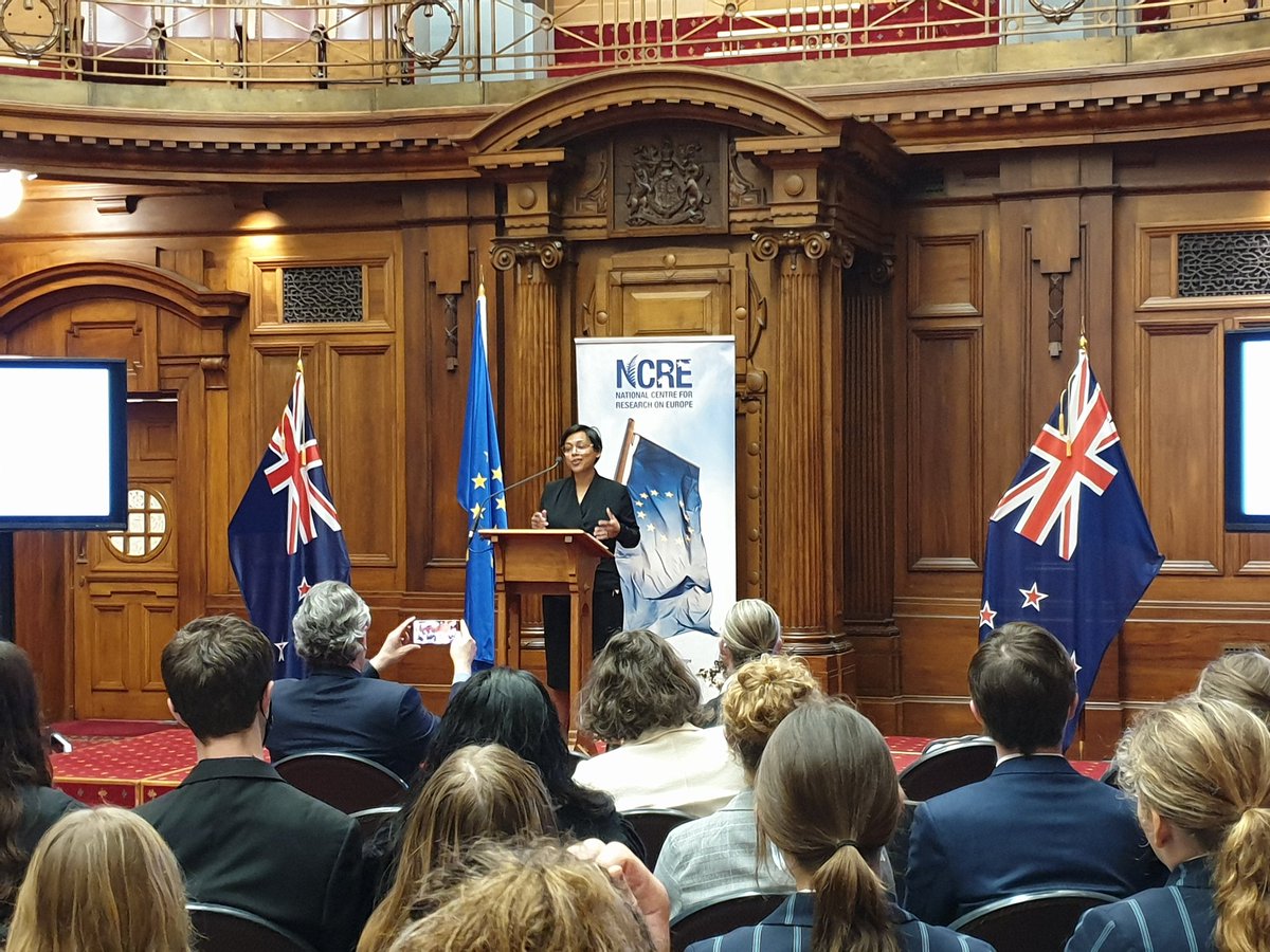 EUinNZ's tweet image. #ModelEU in Wellington begins today - thx @vanushi_walters &amp;amp; @NinaObermaierEU for inspiring opening words!
