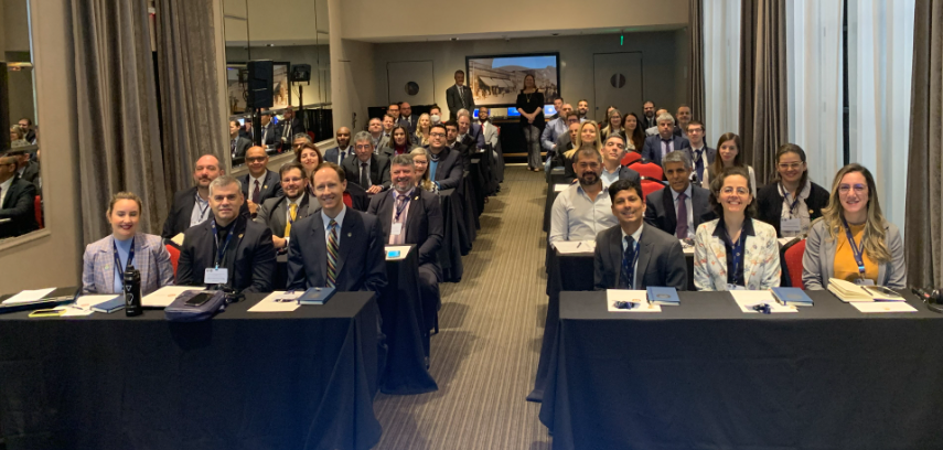 USDOJ_Intl's tweet photo. .@DOJCrimDiv's #CCIPS #OPDAT @StateINL-funded #ICHIPs working with @IPRCenter and @USPTO in Asuncion to develop capacity of our partners in Paraguay, Uruguay, Argentina and Brazil in intellectual property rights protection &amp; enforcement. https://t.co/S6jRfBF0JM