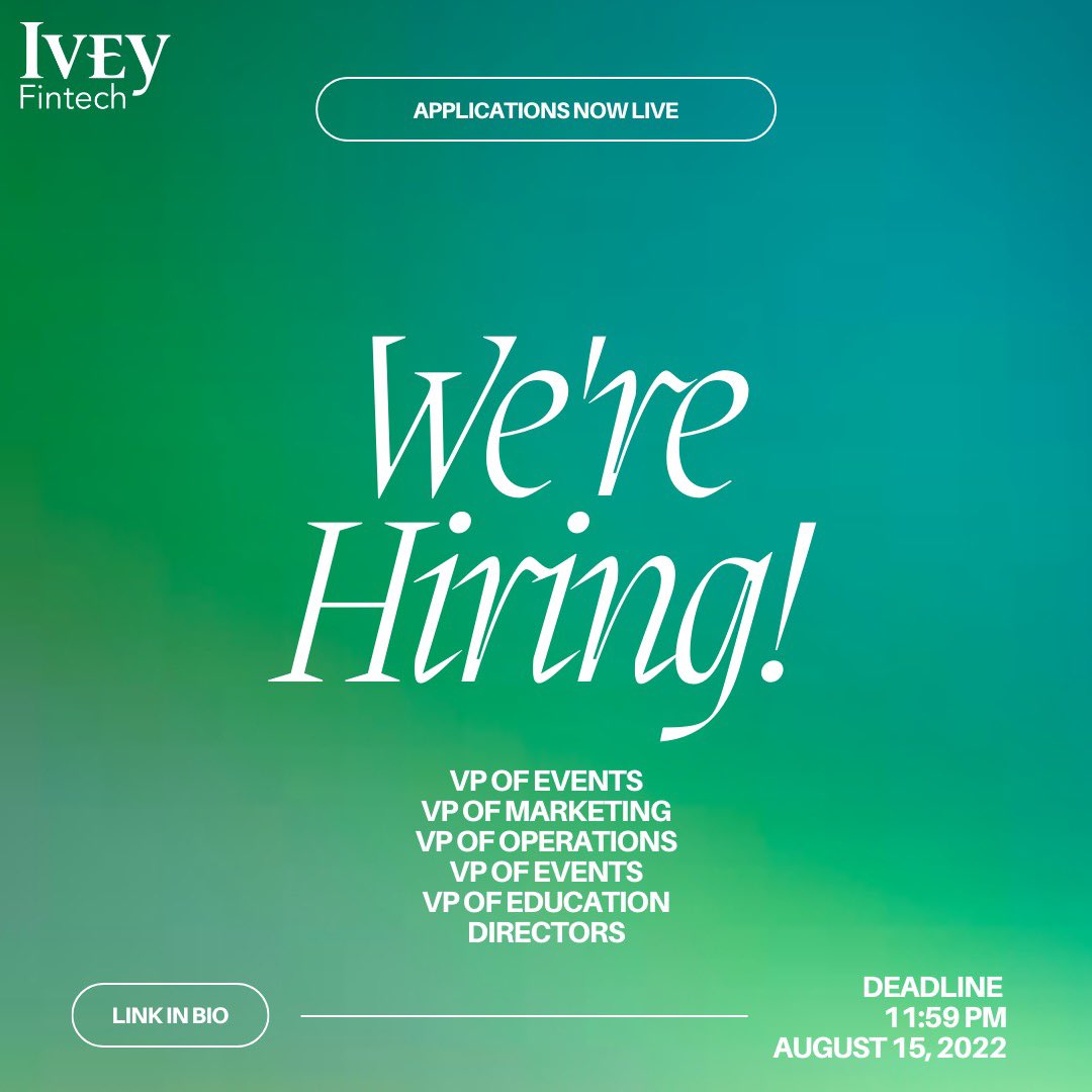Ivey FinTech tweet media