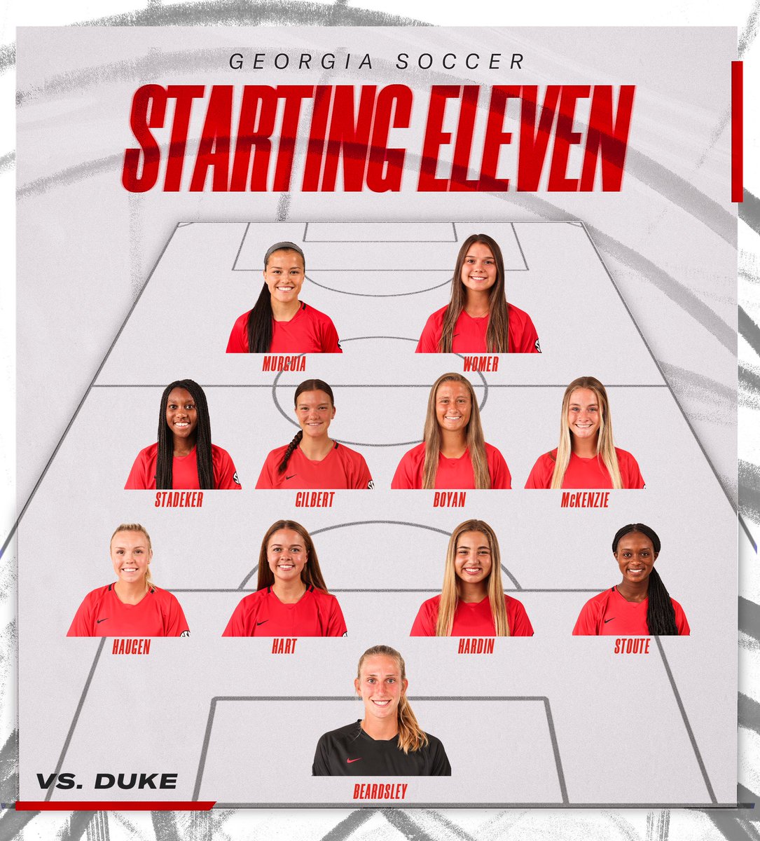 ⚽️ Presenting tonight’s Starting XI

#Driven // #GoDawgs
