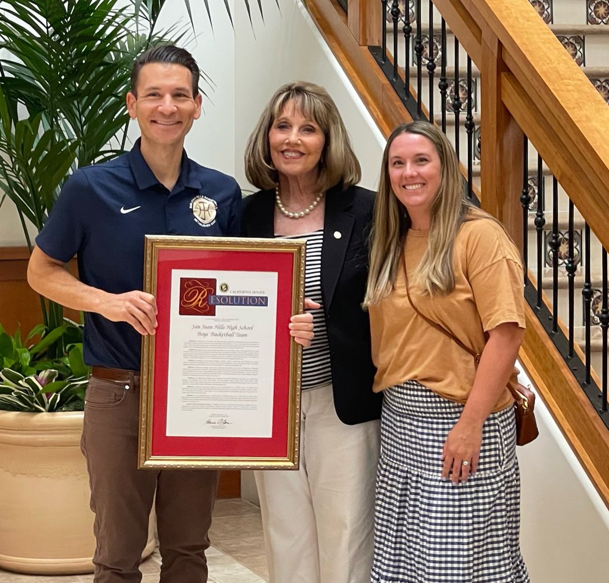 <a href="/sjhhsbasketball/">SJHHS BASKETBALL</a> Honored By California 36th District Senator Patricia Bates #UNSTOPPABLE #RFTB #NoBetterPlace 

<a href="/PatBatesCA/">Patricia “Pat” Bates</a> <a href="/sjhhsathletics/">Stallion Athletics</a> <a href="/sjhhsboosters/">SJHHS Booster Club</a> <a href="/JasonCoachE/">Jason Efstathiou</a> <a href="/ocvarsity/">ocvarsity</a> <a href="/OCSportsZone/">OC Sports Zone</a> @SOCoPrepSports <a href="/SouthOCsports/">South OC Sports</a> <a href="/CapoUnified/">Capistrano Unified</a> <a href="/CapoDispatch/">Capistrano Dispatch</a> <a href="/ocregister/">O.C. Register</a> <a href="/latsondheimer/">eric sondheimer</a>