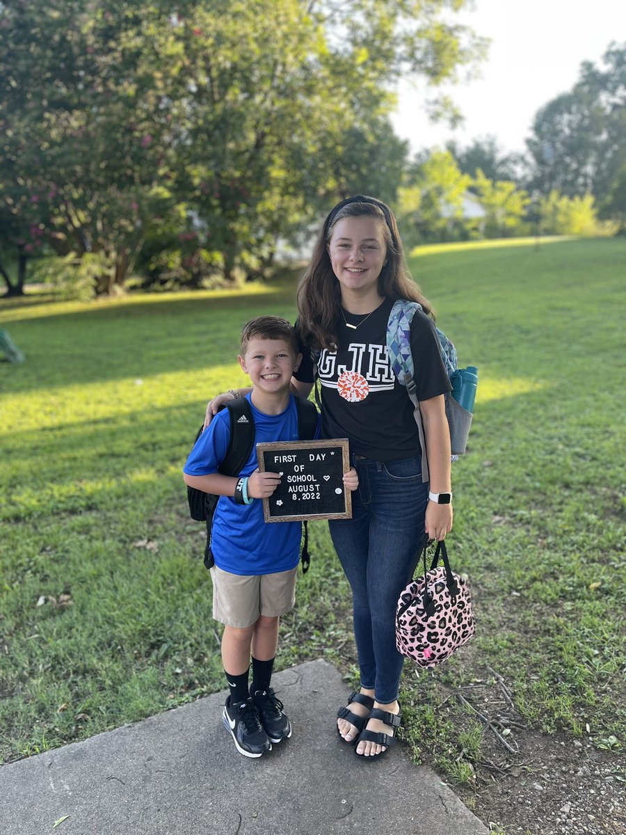 First day of 7th and 3rd for these two kiddos! <a href="/CoachDonPitt/">Don Pitt</a>