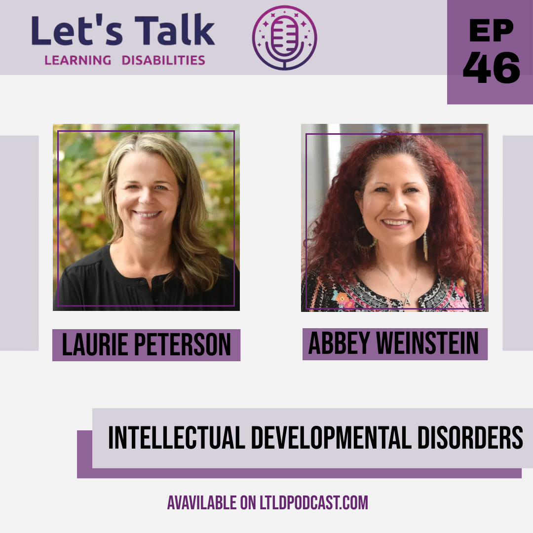lets_learning's tweet image. This week's episode of Let's Talk Learning Disabilities all about intellectual developmental disorders. 

We discuss how someone is evaluated and diagnosed with an intellectual disability, what services are available in school, and more!

Check it out here
ow.ly/ne9r50Kfio2