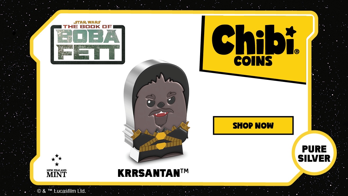 agoro_official's tweet photo. Just dropped!
#Krssantan terrorises on our new #STARWARS™ #ChibiCoin. The mintage is set at just 2,000 #puresilvercoins. We offer free shipping worldwide, order today before you miss out!
Link here: https://t.co/ts45B0VFkJ https://t.co/iIlroAVPeb