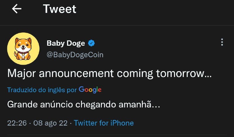 DogefanBaby's tweet photo. #BabyDogeCoin #BabyDoge  😍😍🚀 https://t.co/RgiX1bMuda